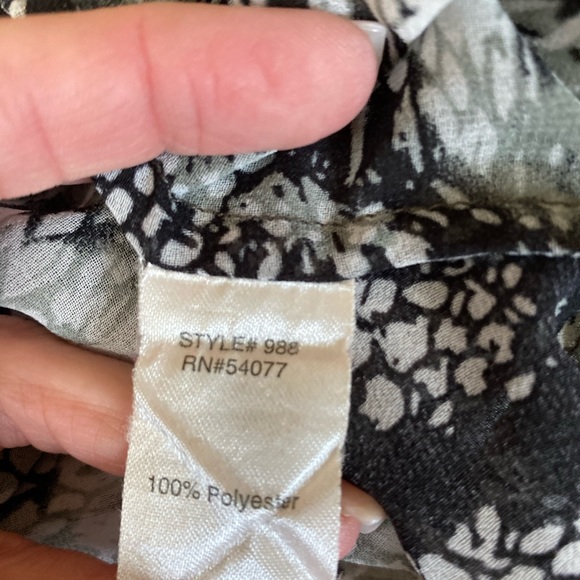 CAbi Snake Print Blouse Style #988 - Picture 4 of 6